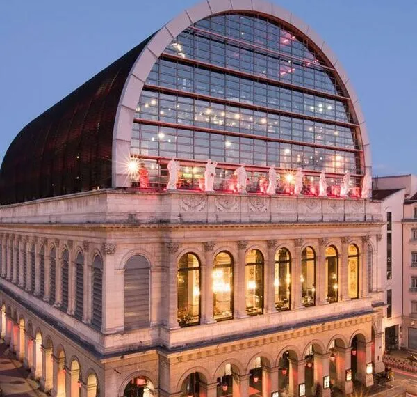 Vue de l'opéra de Lyon